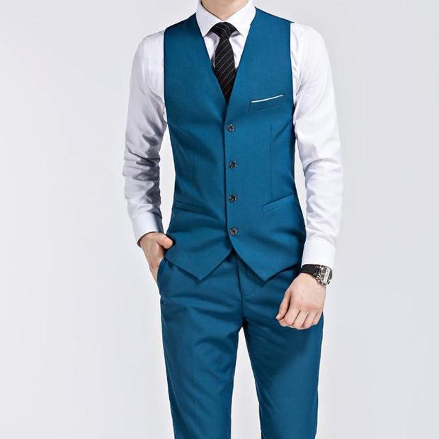 Angelo Ricci™ - Luxury Slim Fit 3-pieces Suit(Jacket+Vest+Pants)