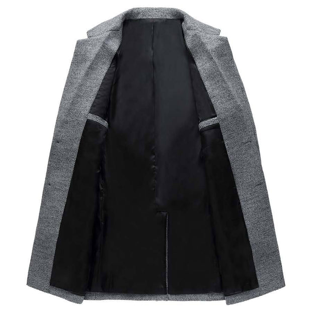 Angelo Ricci™ Wool Blends Men Overcoat