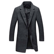 Angelo Ricci™ Wool Blends Men Overcoat