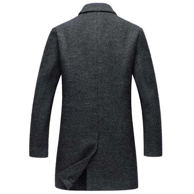 Angelo Ricci™ Wool Blends Men Overcoat