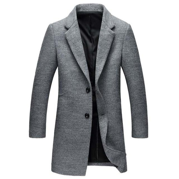 Angelo Ricci™ Wool Blends Men Overcoat