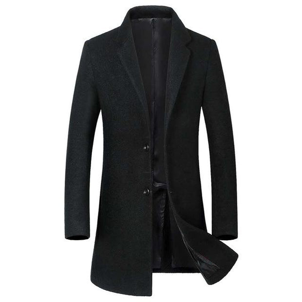 Angelo Ricci™ Wool Blends Men Overcoat