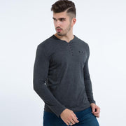 Angelo Ricci™ Stylish Slim Fit Long Sleeve T-Shirt