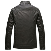 Angelo Ricci™ Thicken Washed Leather Windbreaker Jacket