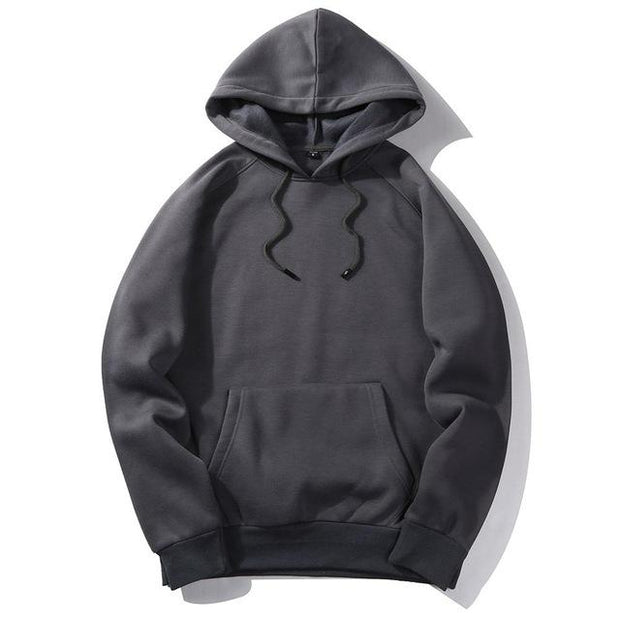 Angelo Ricci™ Casual Solid Hoodie