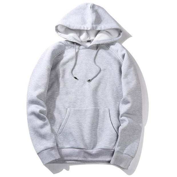 Angelo Ricci™ Casual Solid Hoodie