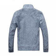 Angelo Ricci™ PU Leather Velvet Jacket