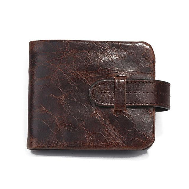 Angelo Ricci™ Leather Short Folding Wallet