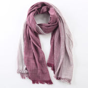 Angelo Ricci™ Plaid Woven Wrinkled Scarf