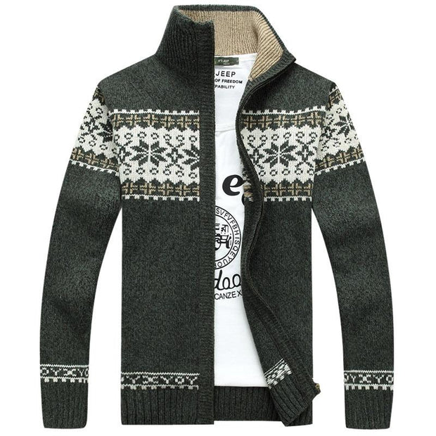 Angelo Ricci™ Christmas Snowflake Wool Sweater