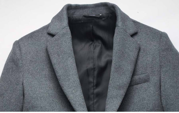 Angelo Ricci™ Business-Man Wool Long Coat