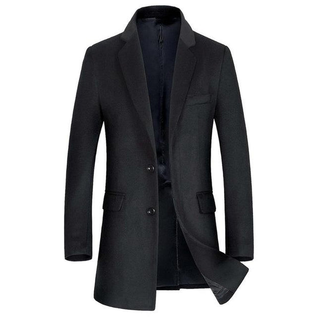 Angelo Ricci™ Business-Man Wool Long Coat