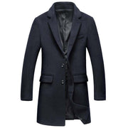 Angelo Ricci™ Business-Man Wool Long Coat