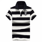 Angelo Ricci™ Summer Breathable Striped Polo