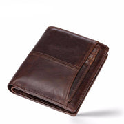 Angelo Ricci™ Leather Cowhide Money Bag Wallet