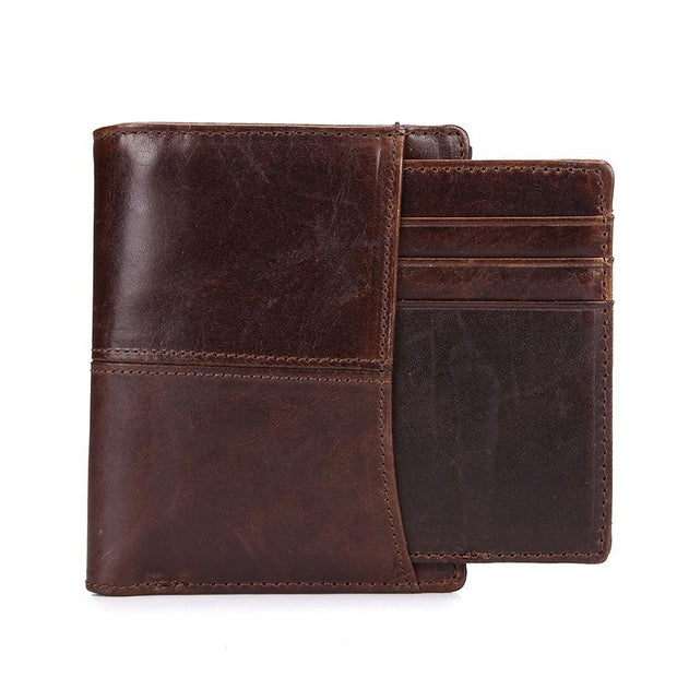 Angelo Ricci™ Leather Cowhide Money Bag Wallet