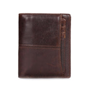 Angelo Ricci™ Leather Cowhide Money Bag Wallet