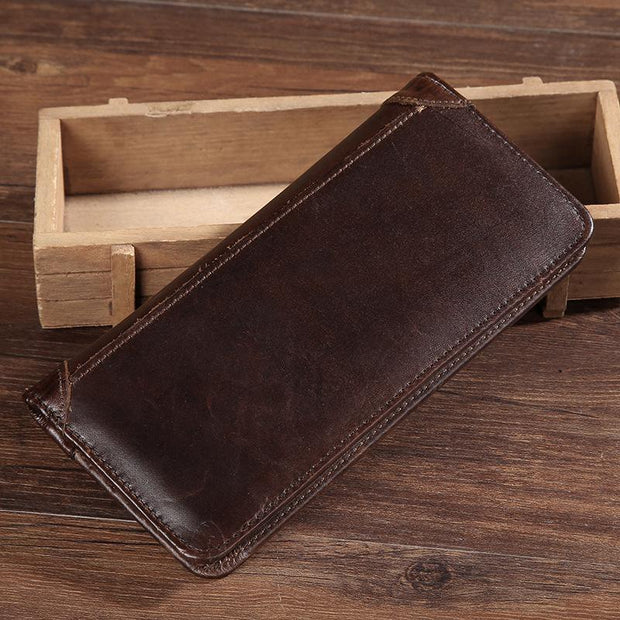 Angelo Ricci™ Casual Leather Long Wallet