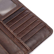 Angelo Ricci™ Casual Leather Long Wallet