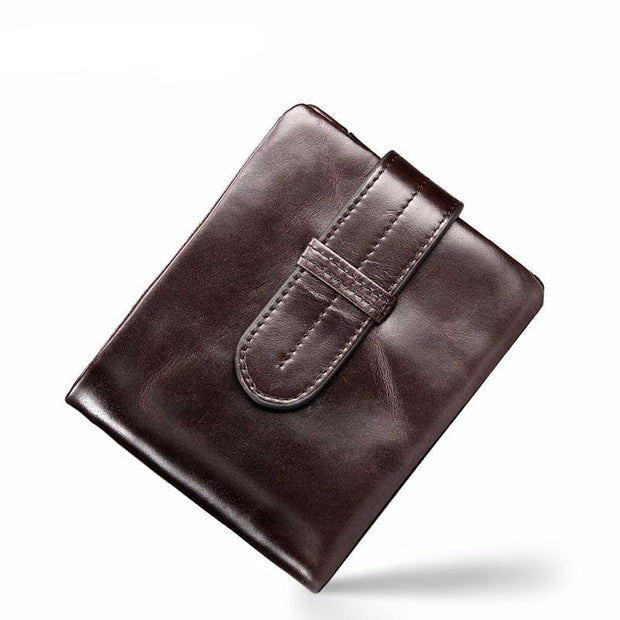 Angelo Ricci™ Oil Wax Genuine Leather Wallet