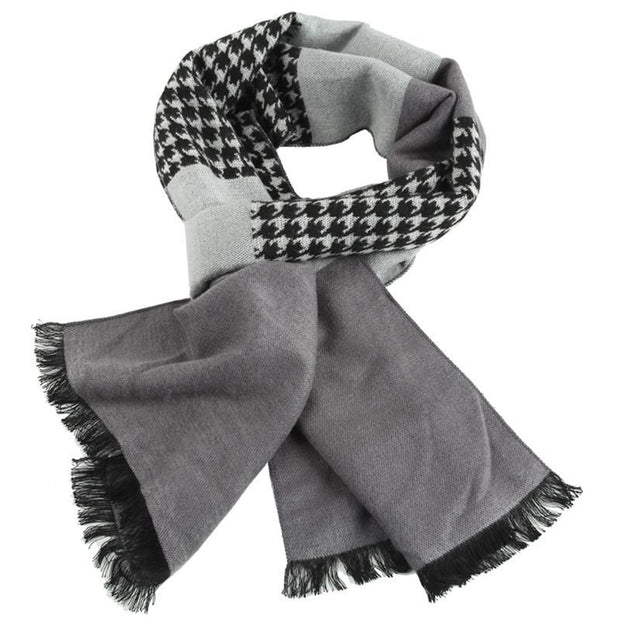 Angelo Ricci™ Soft  Houndstooth Designer Scarf