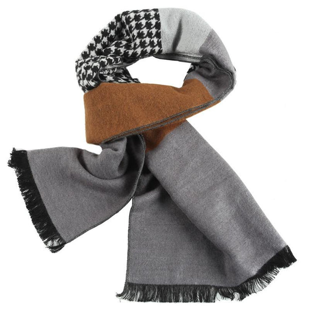 Angelo Ricci™ Soft  Houndstooth Designer Scarf