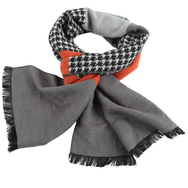 Angelo Ricci™ Soft  Houndstooth Designer Scarf