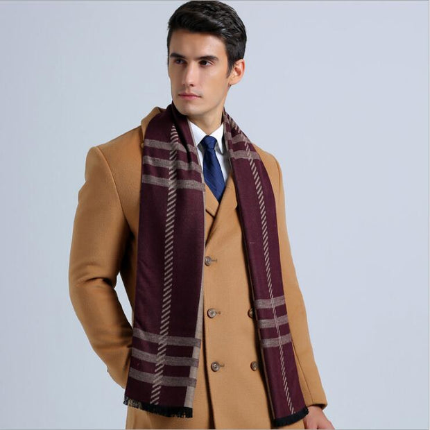 Angelo Ricci™ Design Plaid Cotton Luxury Wrap Scarf