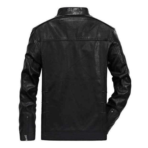 Angelo Ricci™ Classical Motorcycle Men Leather Jacket