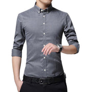 Angelo Ricci™ Business Men Striped Dress Shirt