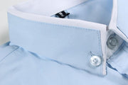 Angelo Ricci™ Cotton Slim Fit Long Sleeve Dress Shirt