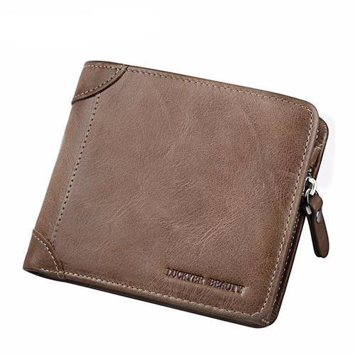 Angelo Ricci™ Fashion Genuine Leather Vintage Small Wallet