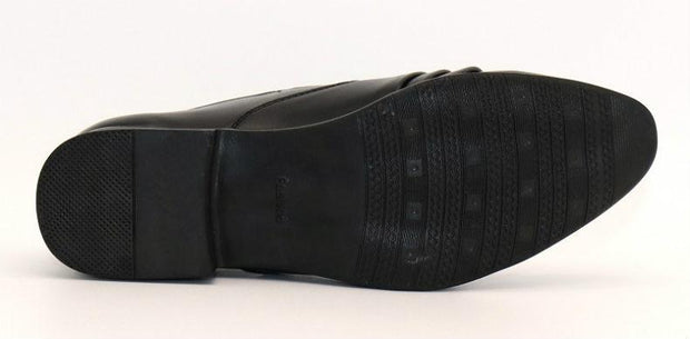 Angelo Ricci™ Dress Loafers Pointy Black Shoes