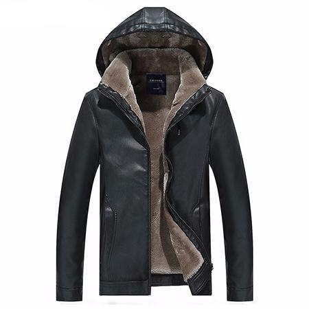 Angelo Ricci™ Detachable Slim Fashion Leather Jacket