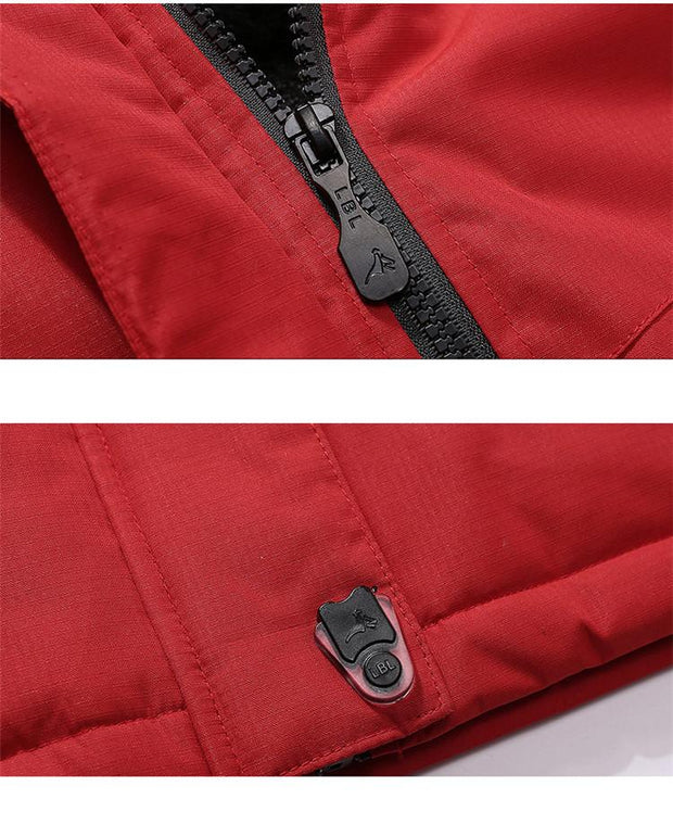 Angelo Ricci™ Winter Fleece Thick Waterproof Coat