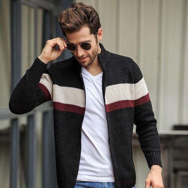 Angelo Ricci™ Mandarin Cardigan Sweater