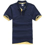 Angelo Ricci™ Designer Solid Cotton Polo Shirt [ 15 Colors ]