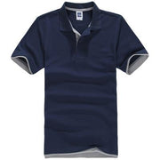 Angelo Ricci™ Designer Solid Cotton Polo Shirt [ 15 Colors ]