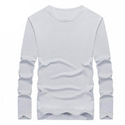 Angelo Ricci™ Cotton Solid Color Long Sleeved T Shirt