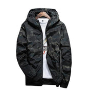 Angelo Ricci™ Moleton Masculino Men's Hooded Zipper Jacket