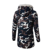 Angelo Ricci™ Winter Camouflage Fur Hood Parka