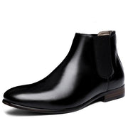 Angelo Ricci™ British Style Chelsea Leather Boots