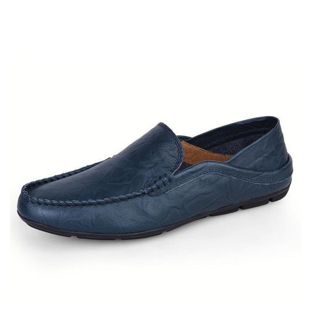 Angelo Ricci™ Autumn Leather Flats Moccasins