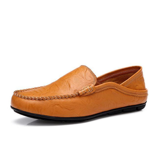 Angelo Ricci™ Autumn Leather Flats Moccasins