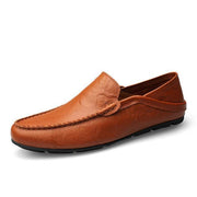 Angelo Ricci™ Autumn Leather Flats Moccasins