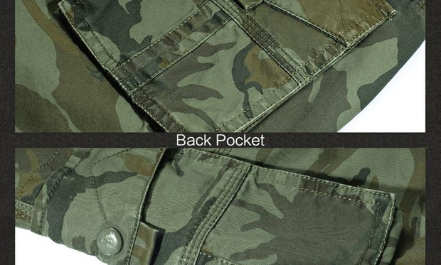 Angelo Ricci™ Camouflage Cargo Shorts