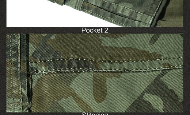 Angelo Ricci™ Camouflage Cargo Shorts