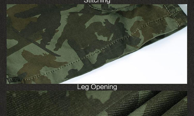 Angelo Ricci™ Camouflage Cargo Shorts