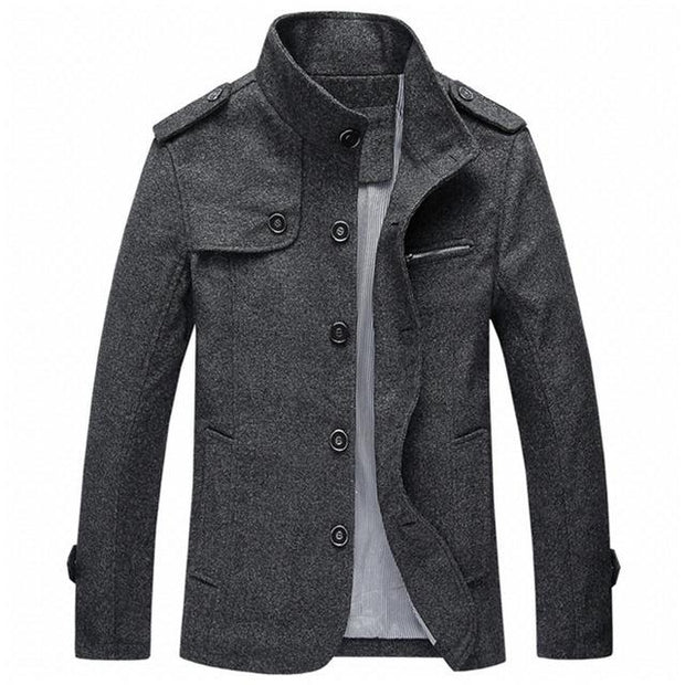 Angelo Ricci™ Winter Standing Collar Coat