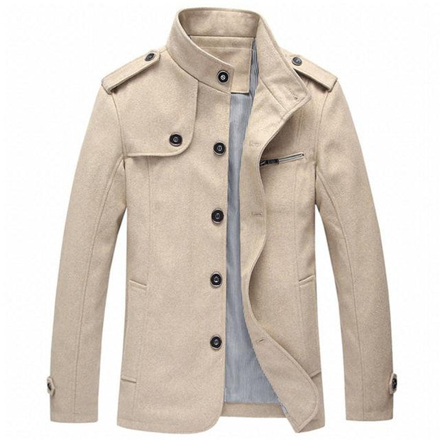 Angelo Ricci™ Winter Standing Collar Coat